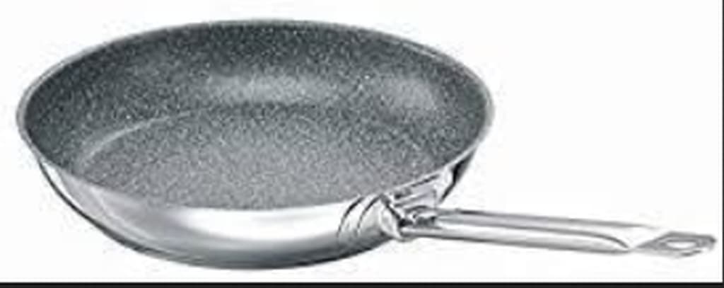 Schulte-Ufer Schmorfanne Bratpfanne Edelstahl 28 cm Profi-Style antihaftversiegelt