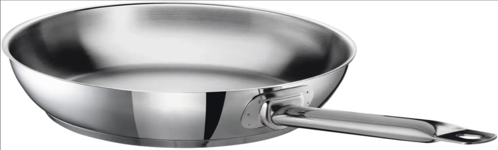 Schulte-Ufer Industar Bratpfanne, Edelstahl, Silber, 24 cm
