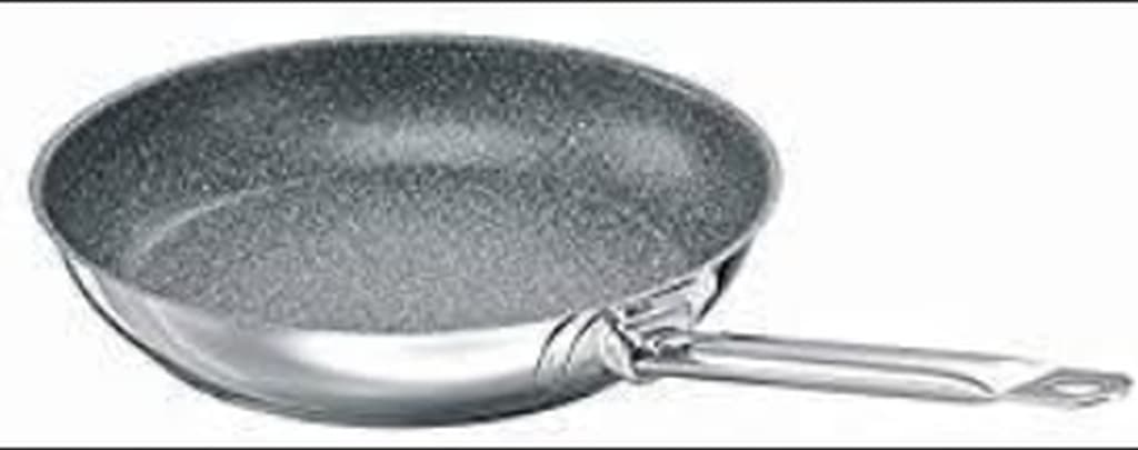 Schulte-Ufer Profi-Style Bratpfanne, Edelstahl, 28 cm, antihaftversiegelt
