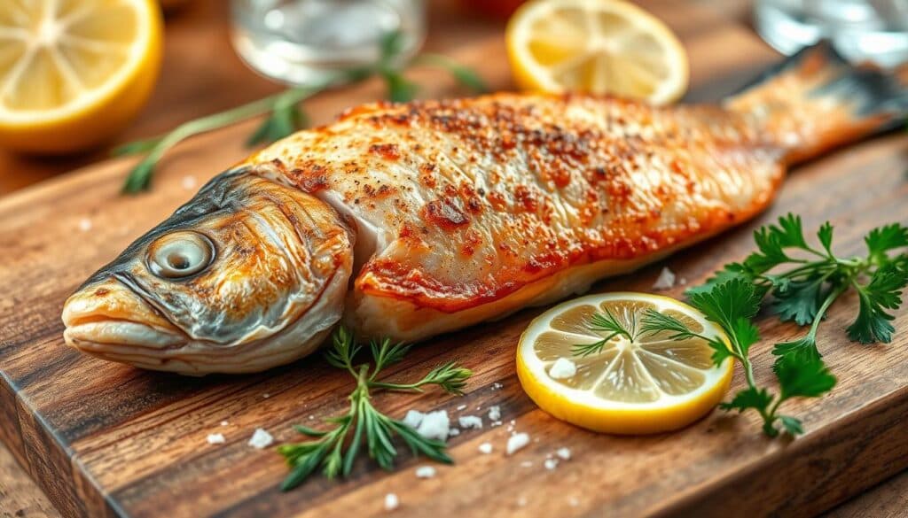 Fischfilet mit Haut