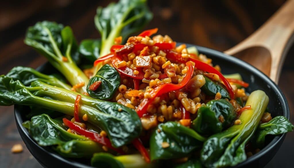 Pak Choi braten