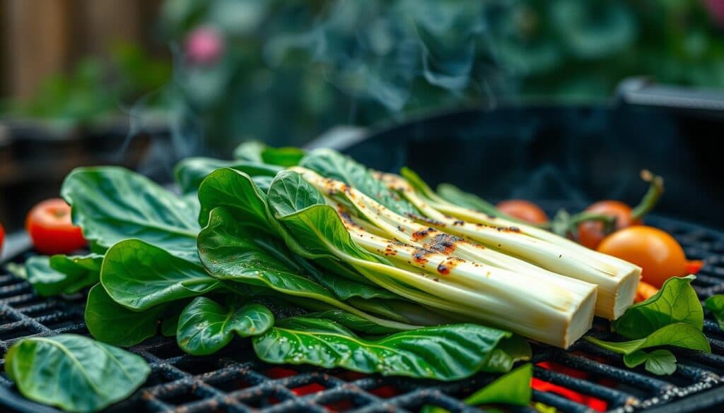Pak Choi grillen