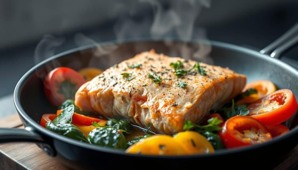 Lachs Pfannengerichte Lachs Pfannengerichte