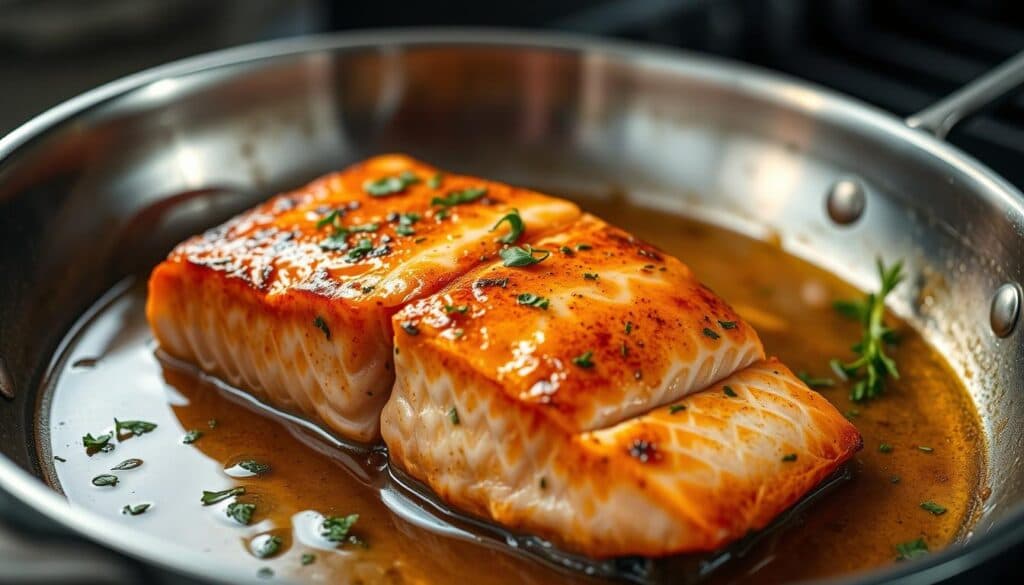 Lachsfilet braten Lachsfilet braten