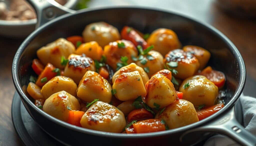 Perfekt gebratene Gnocchi