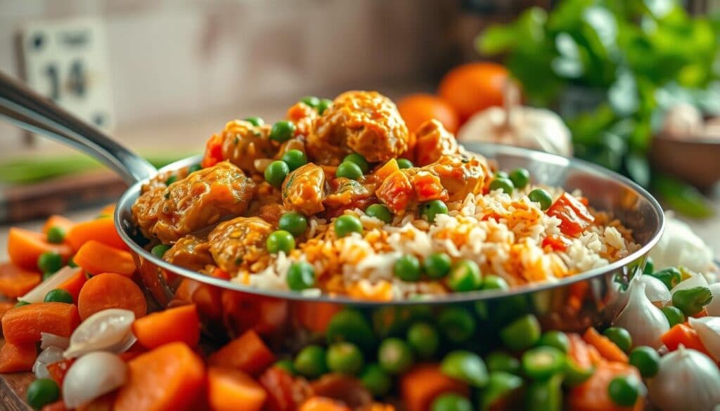 Curry Reis Pfanne