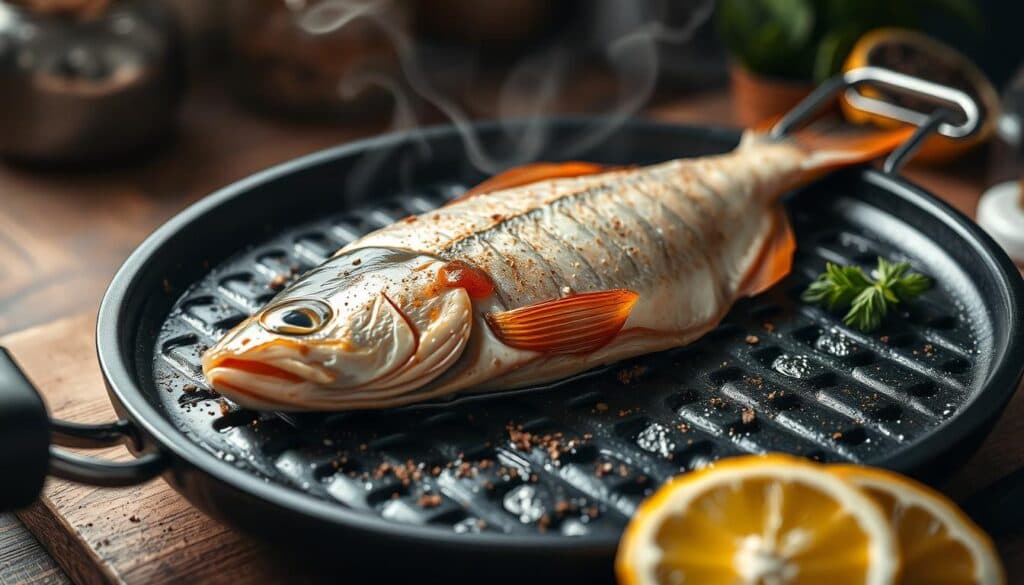 Lachs mit Haut braten welche Seite zuerst