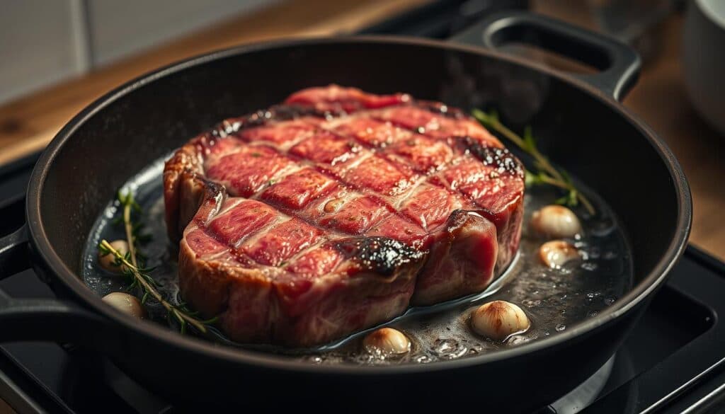Rib Eye Steak braten