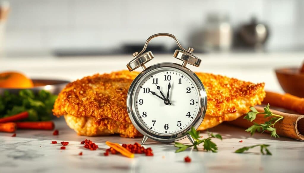 Schnitzel Garpunkt überprüfen Schnitzel Garpunkt überprüfen