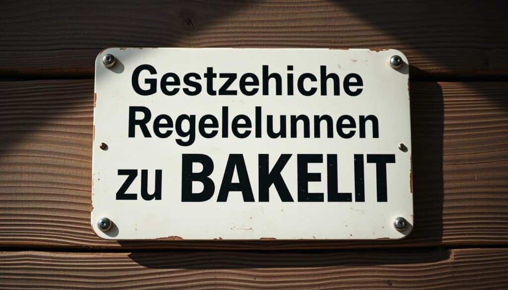 Bakelit Sicherheitsvorschriften