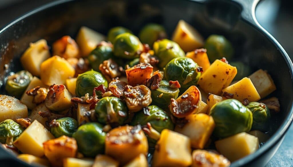 Rosenkohl Kartoffel Pfanne