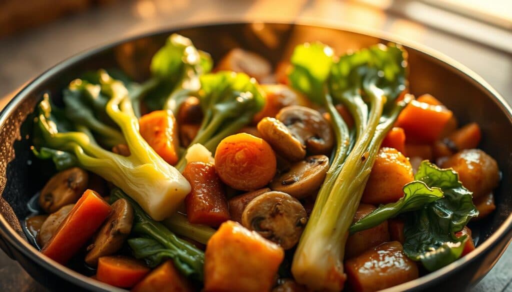 Pak Choi Pfannengerichte