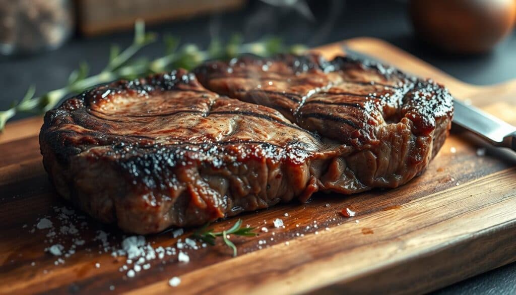 Rumpsteak ruhen lassen