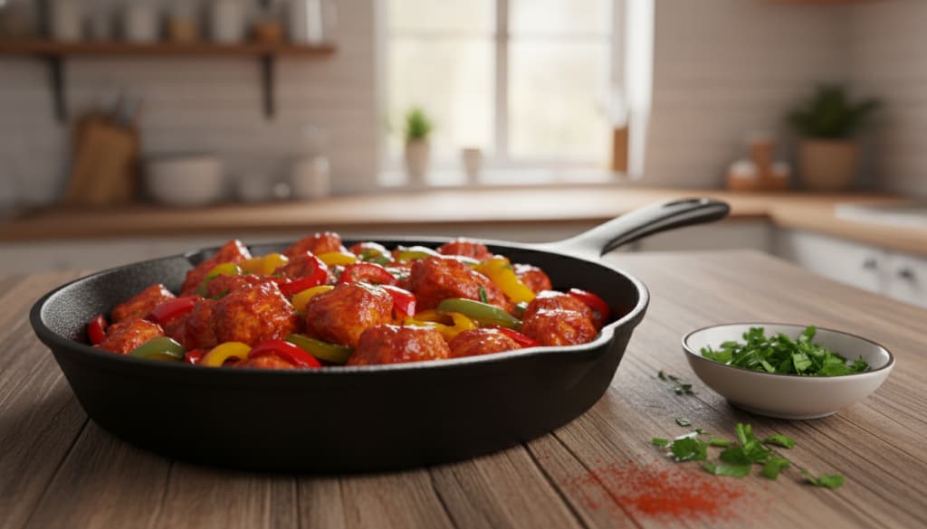 Paprika Hähnchen Pfanne