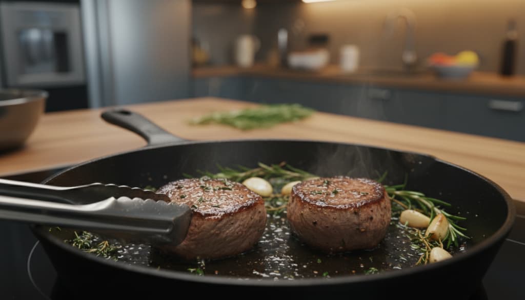 Rehmedaillons richtig braten