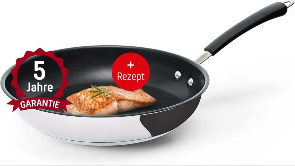 Coolinato Pfanne 28 cm beschichtet Edelstahl