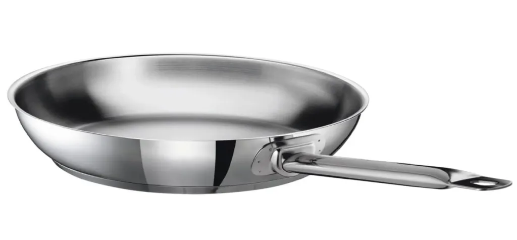 Schulte-Ufer Gastrosus Industar Bratpfanne, Edelstahl, Silber, 24 cm