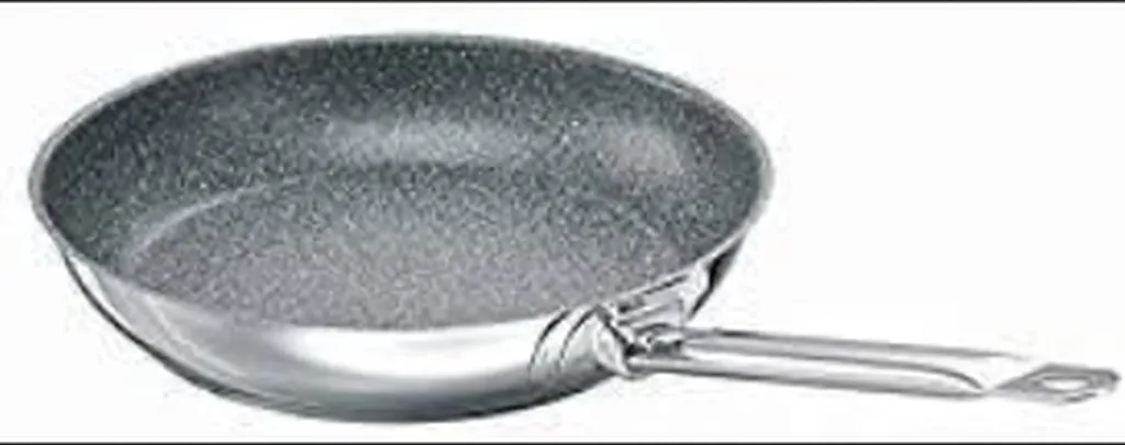 Schulte-Ufer Profi-Style Bratpfanne, Edelstahl, 28 cm, antihaftversiegelt