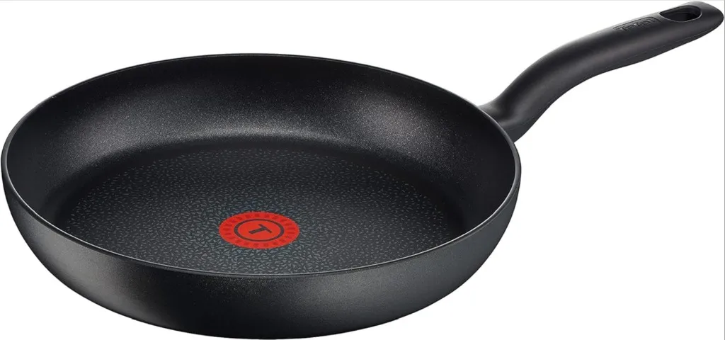 Tefal C69506 Hard Titanium Plus Pfanne, 28 cm, antihaftbeschichtet, Aluminium, schwarz, Induktionsgeeignet