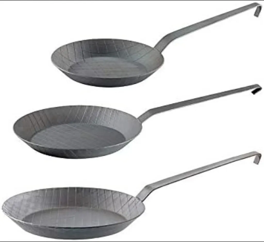 Tornwald-Schmiede Schmiedepfannen 3er-Set kaltgeschmiedete Bratpfannen