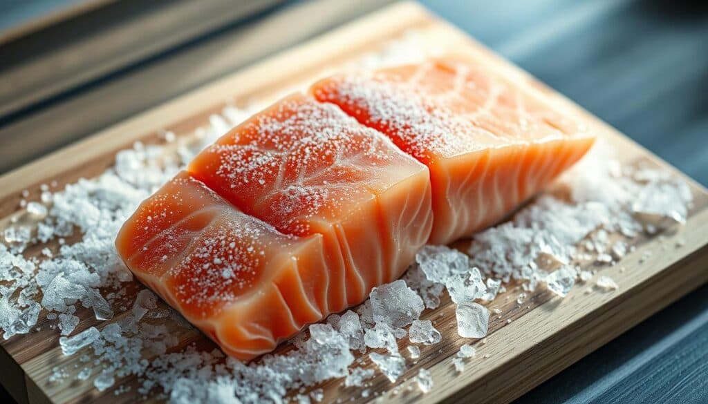 Gefroren Lachs Gefroren Lachs