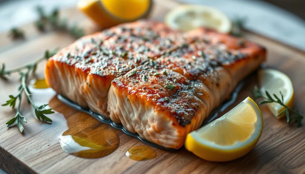 Lachs mit Haut braten