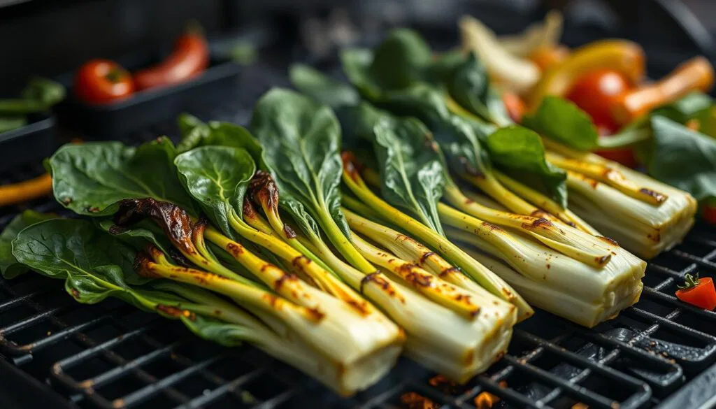 Pak Choi grillen