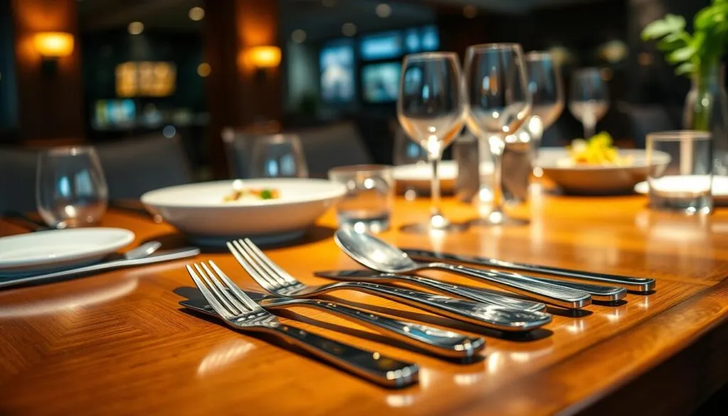 Cromargan Besteck in der Gastronomie