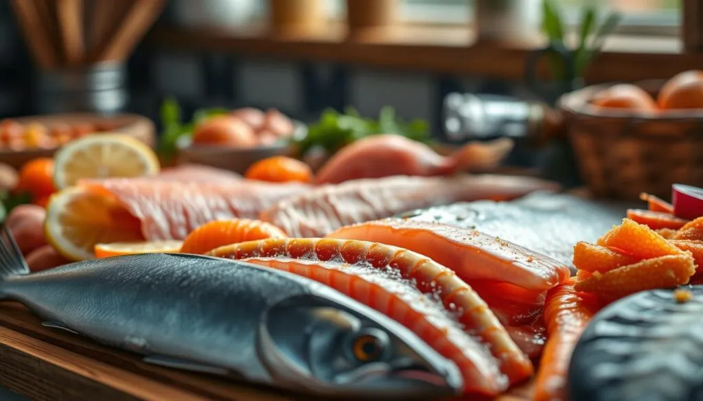 Fisch und Meeresfrüchte