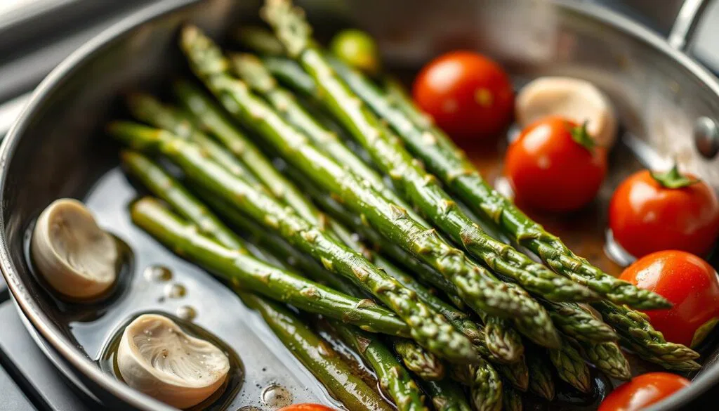 grüner Spargel Rezepte Pfanne
