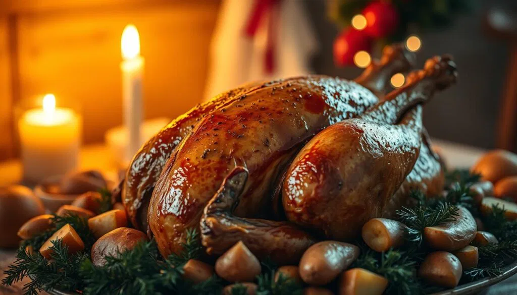 Gans braten im Backofen