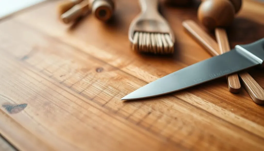 Holzschneidebrett Pflege