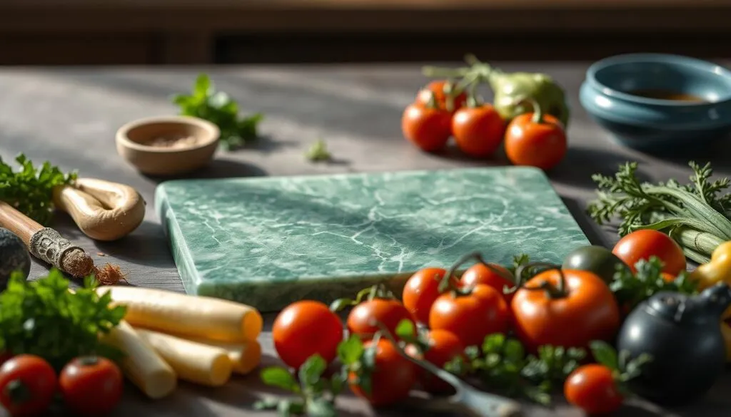 Jade Schneidebrett Test