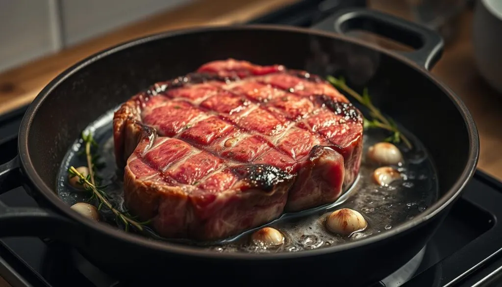 Rib Eye Steak braten