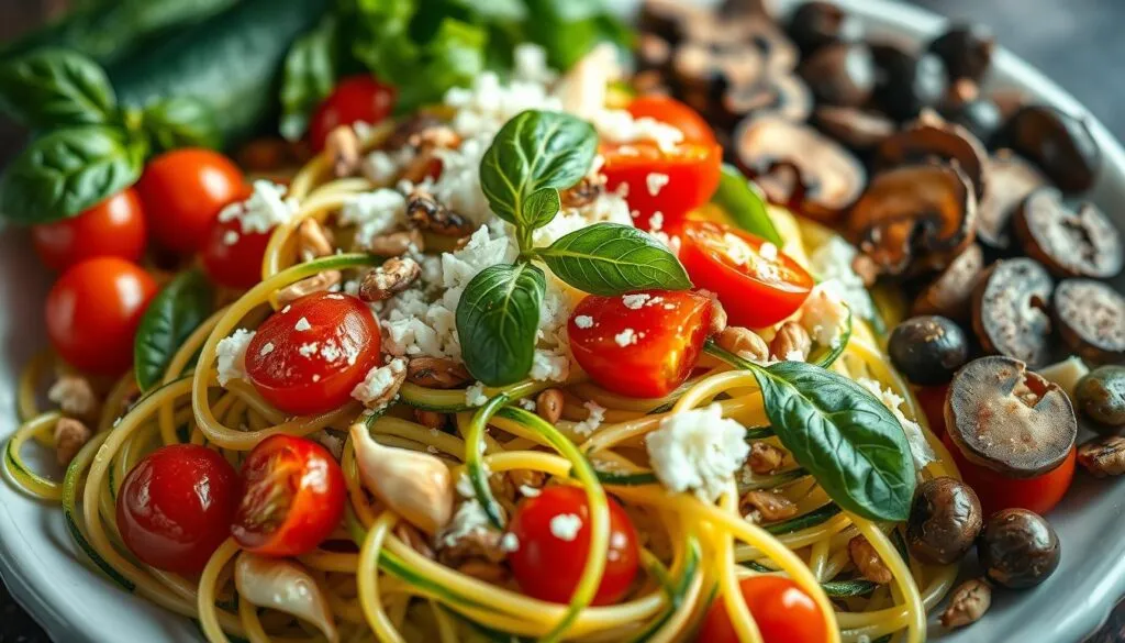 Zucchini-Spaghetti Toppings
