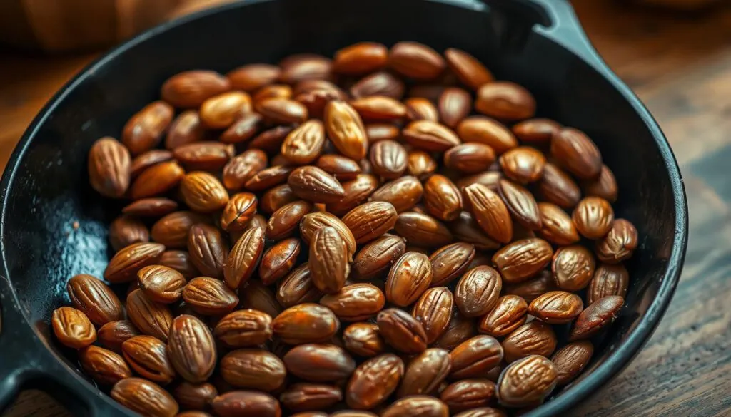 gebrannte Mandeln Rezept Pfanne