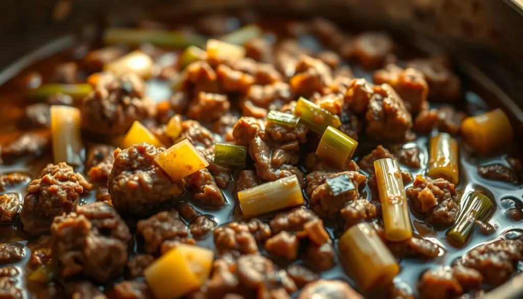 Nährwerte Hackfleisch Lauch Pfanne Nährwerte Hackfleisch Lauch Pfanne