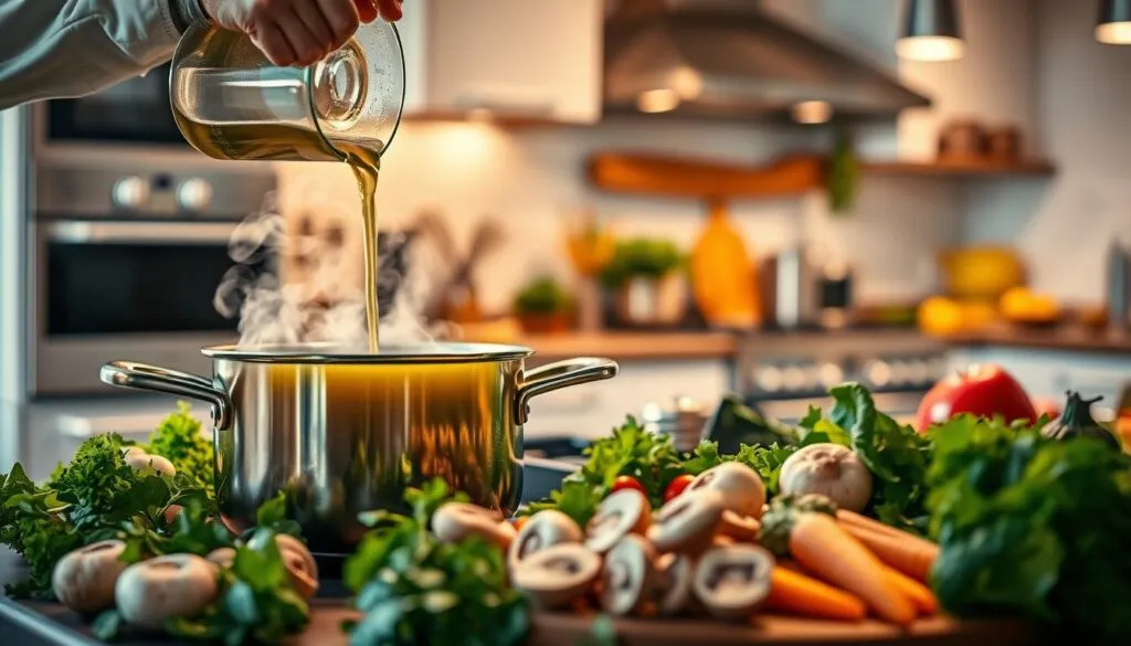 Vegane Kochtéchniken Ablöschen