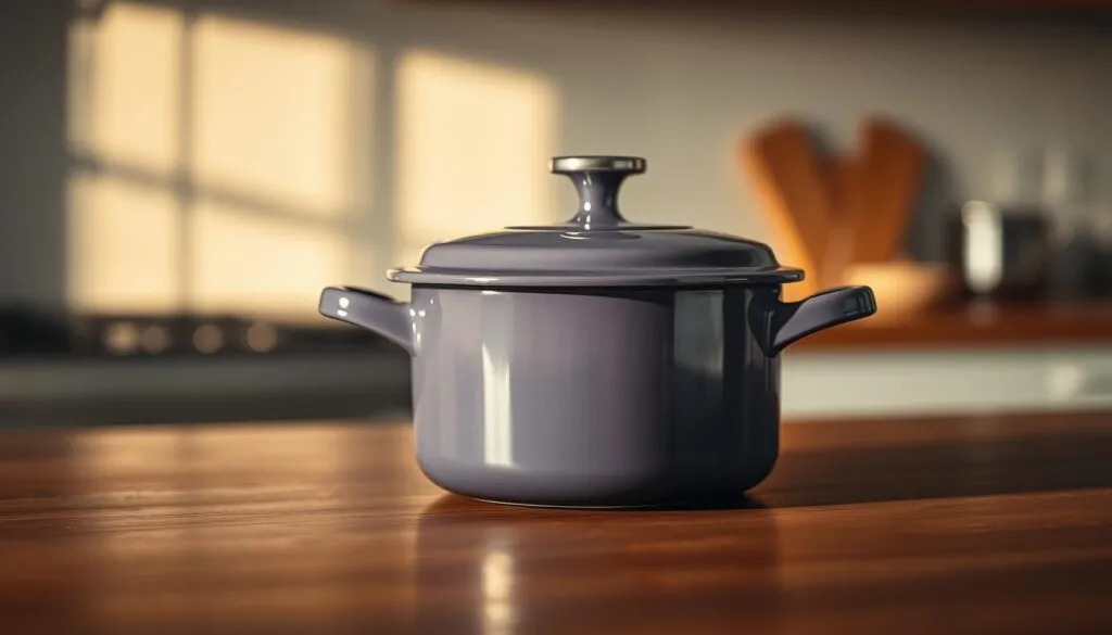 Emaillierter Minikochtopf vielseitige Einsatzmöglichkeiten