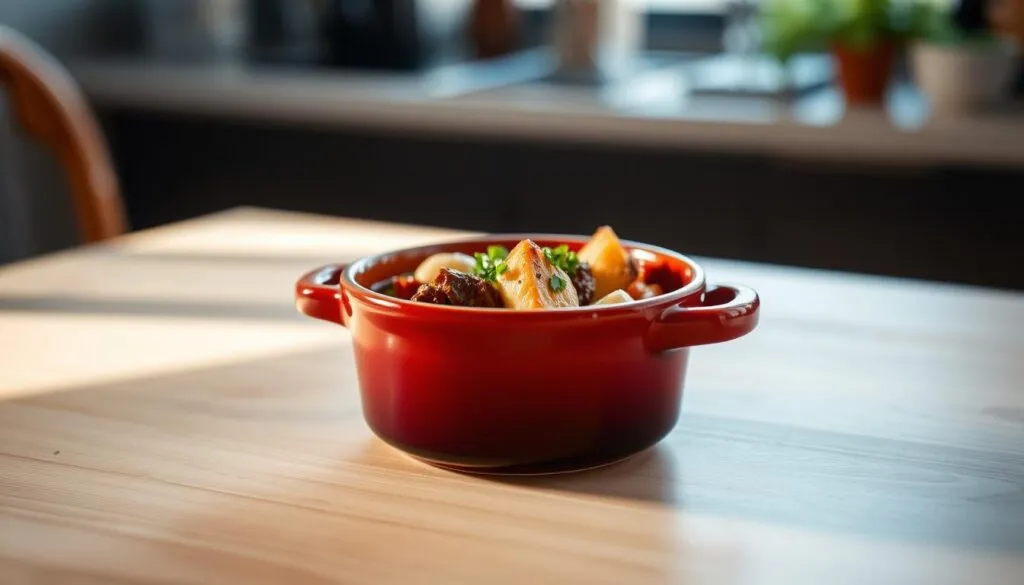 Kochtopf für kleine Portionen mit modernen Gerichten