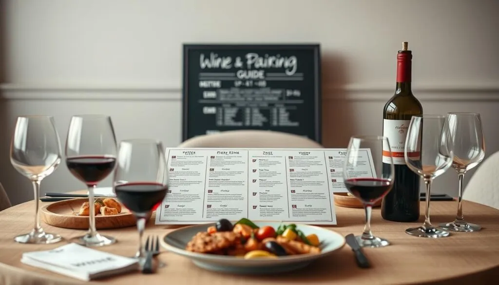 Welcher Wein zu welchem Essen Tabelle