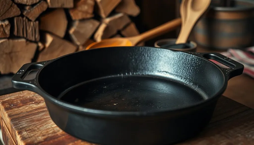 Stur Pfanne einbrennen