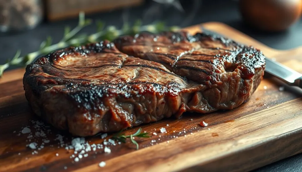 Rumpsteak ruhen lassen