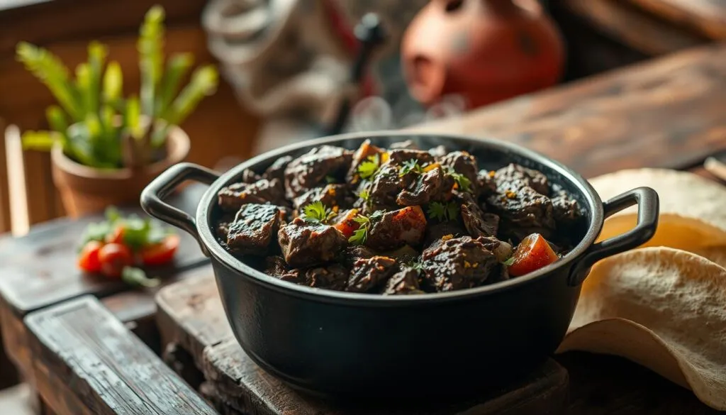 Barbacoa Garen im Topf