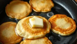 Gusseisenpfanne Pfannkuchen