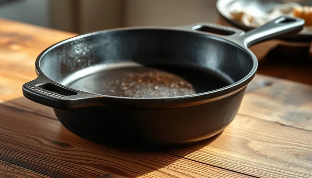 Gusseisenpfanne Pflege und Reinigung