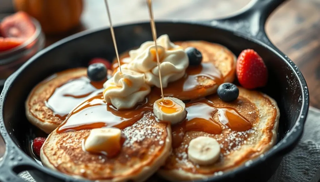 Kreative Pfannkuchen Rezepte in Gusseisenpfanne