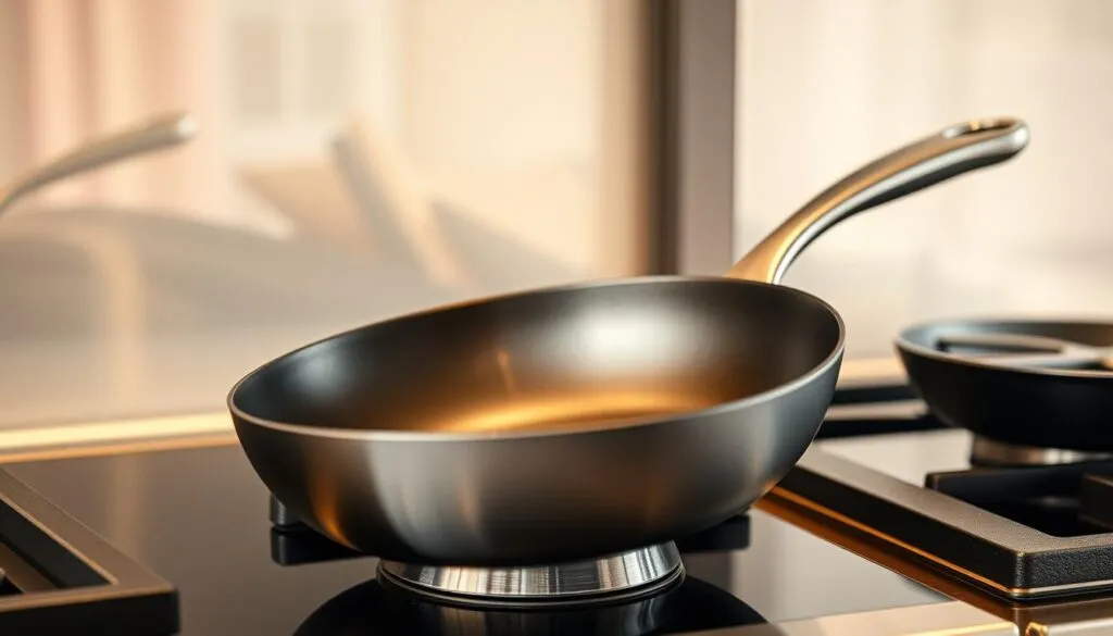 Bratpfanne auf verschiedenen Herdarten