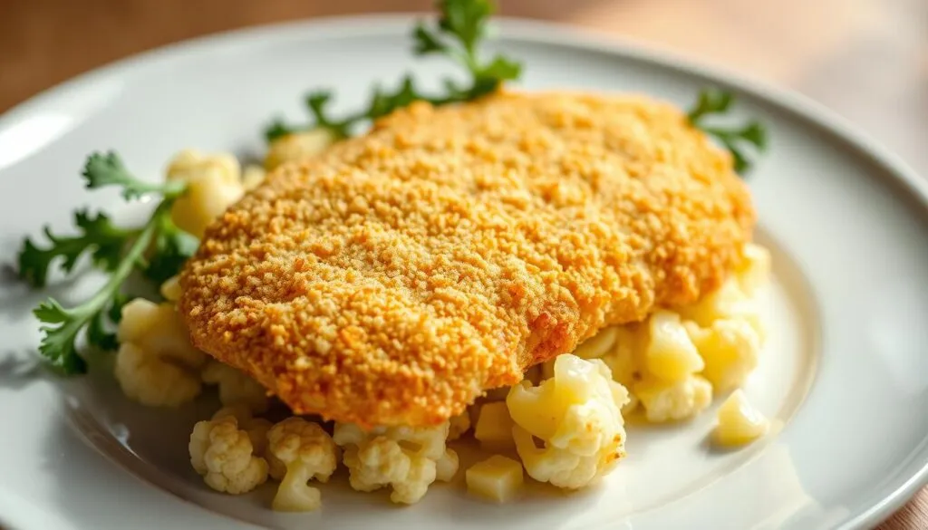perfekte Panade Blumenkohlschnitzel