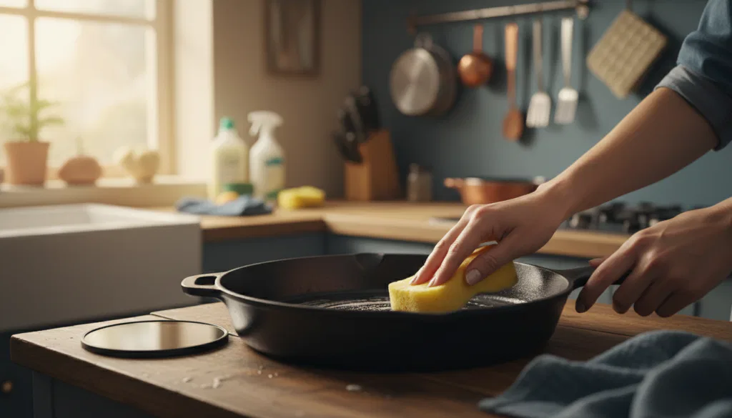 Pflege und Reinigung Pfanne